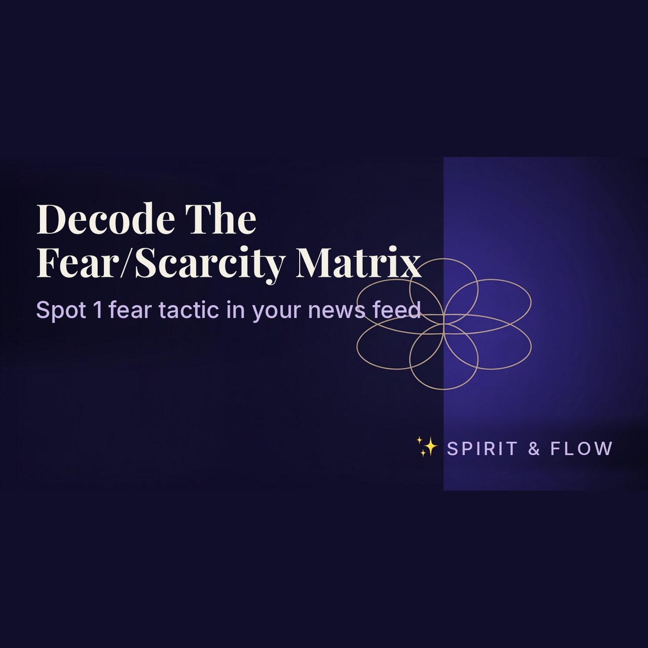 course decode the fear scarcity