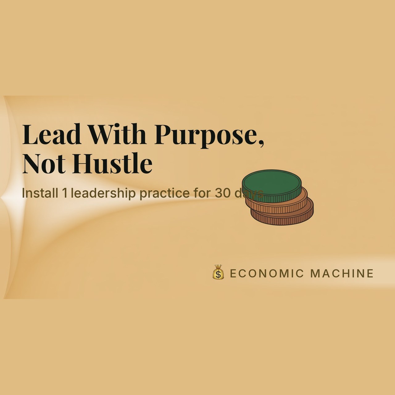 course lead with purpose not hustle