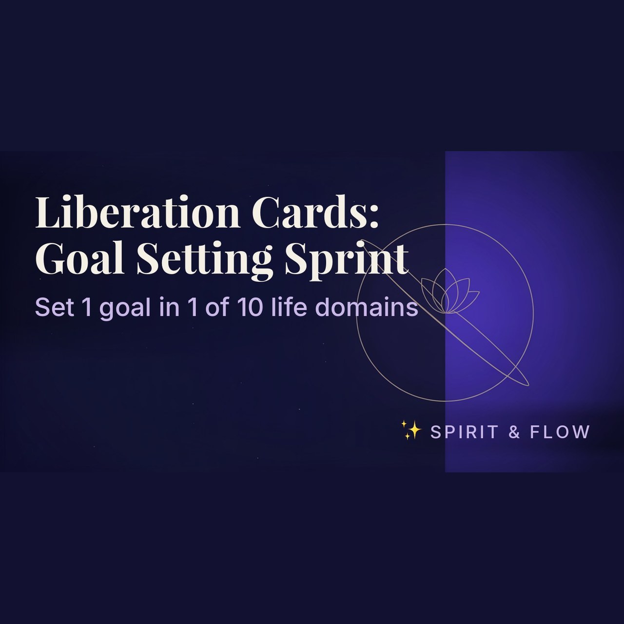 course liberation cards goal setting sprint