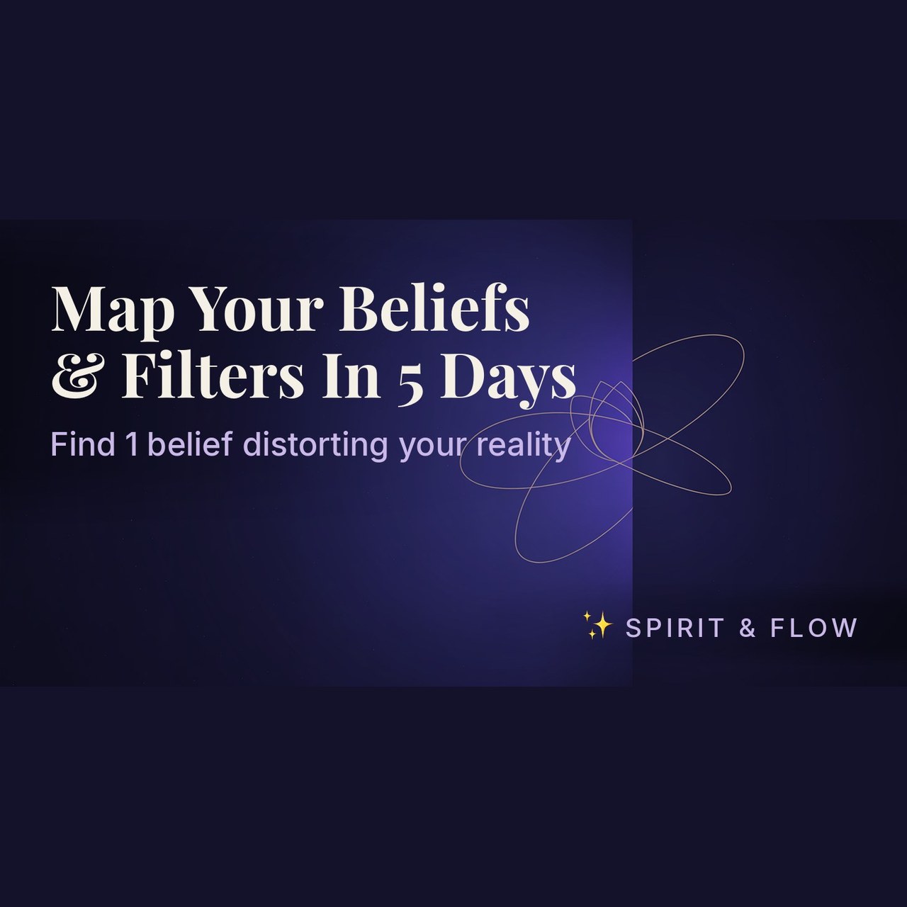 course map your beliefs filters in 5 days