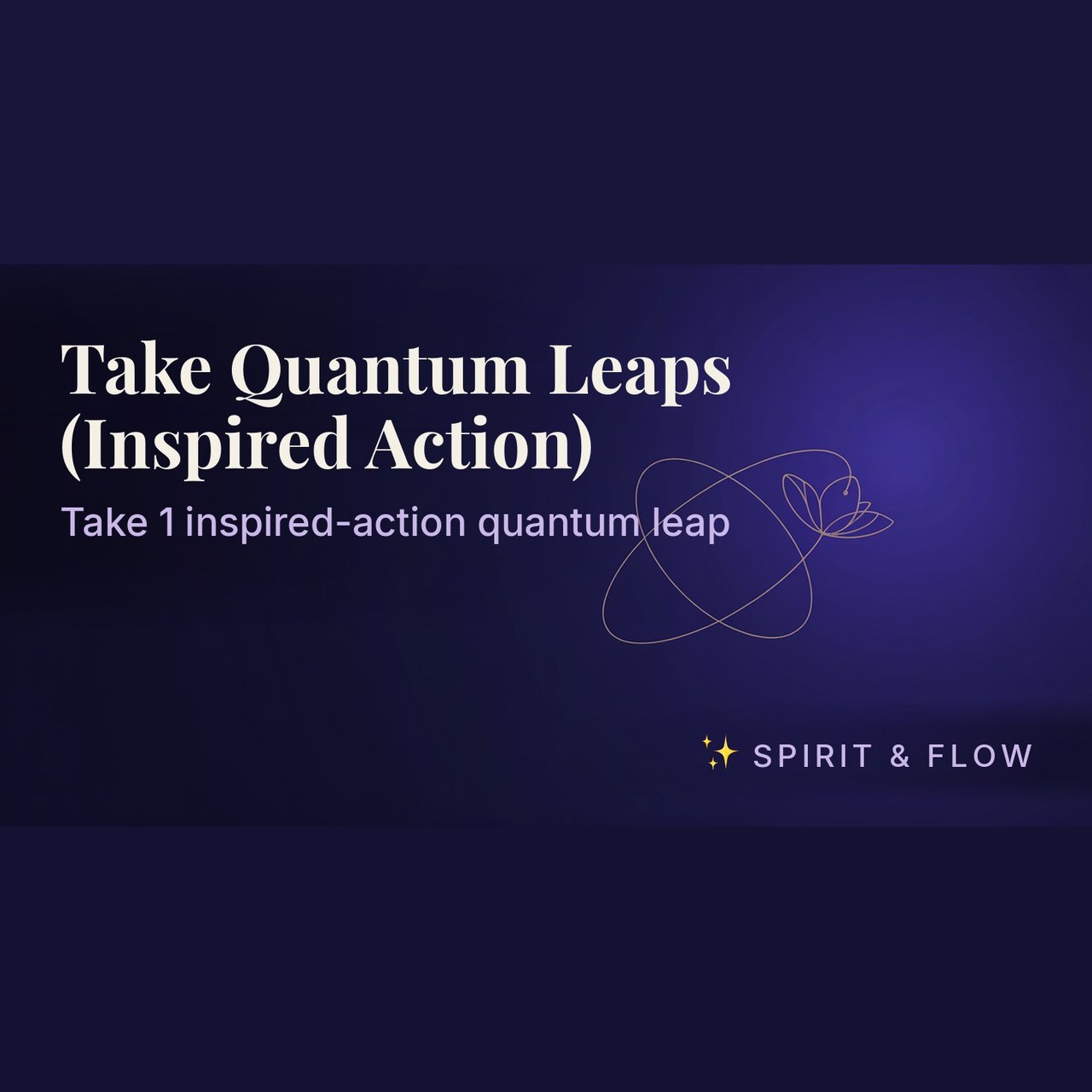 course take quantum leaps inspired action