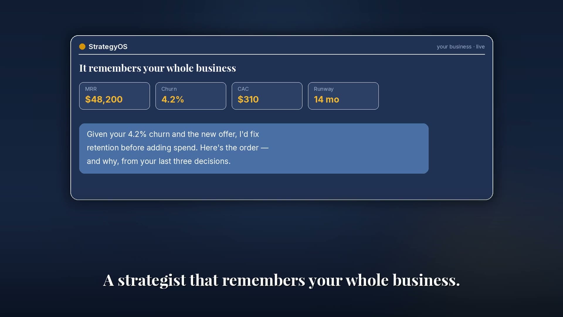 AI Business StrategyOS preview