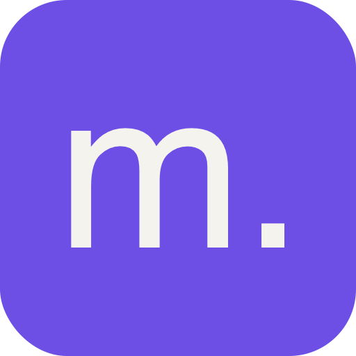 MiraclesFor.me "m." app-icon mark